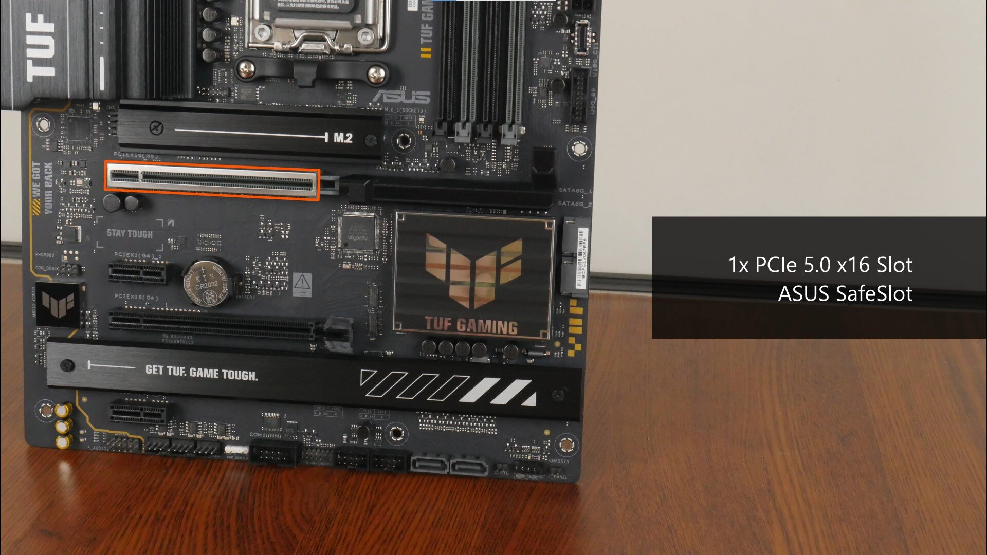 ASUS TUF GAMING B850-PLUS WIFI AMD ATX motherboard, 14+2+1 80A